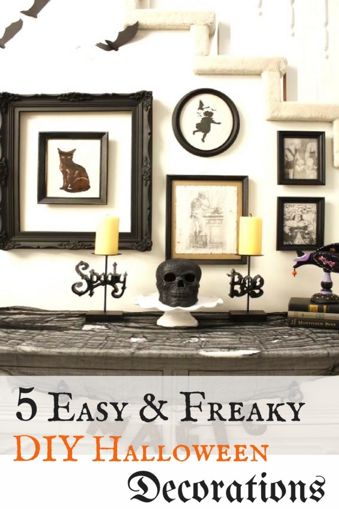 5 easy freaky diy halloween decorations