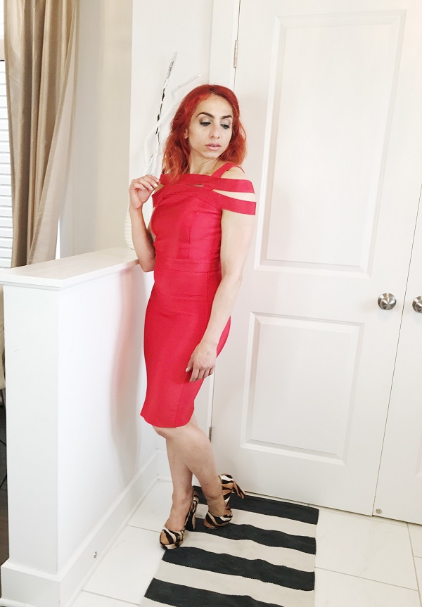 Red dress, red bodycon dress, summer outfits, summer dress