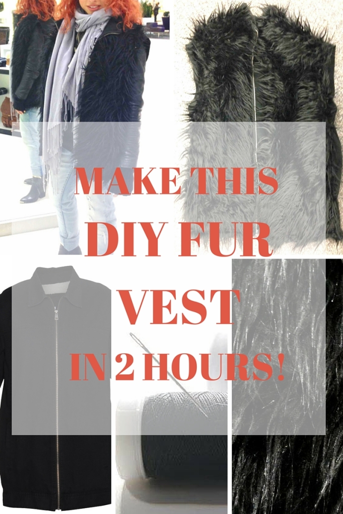 Make this DIY fur vest in 2 hours